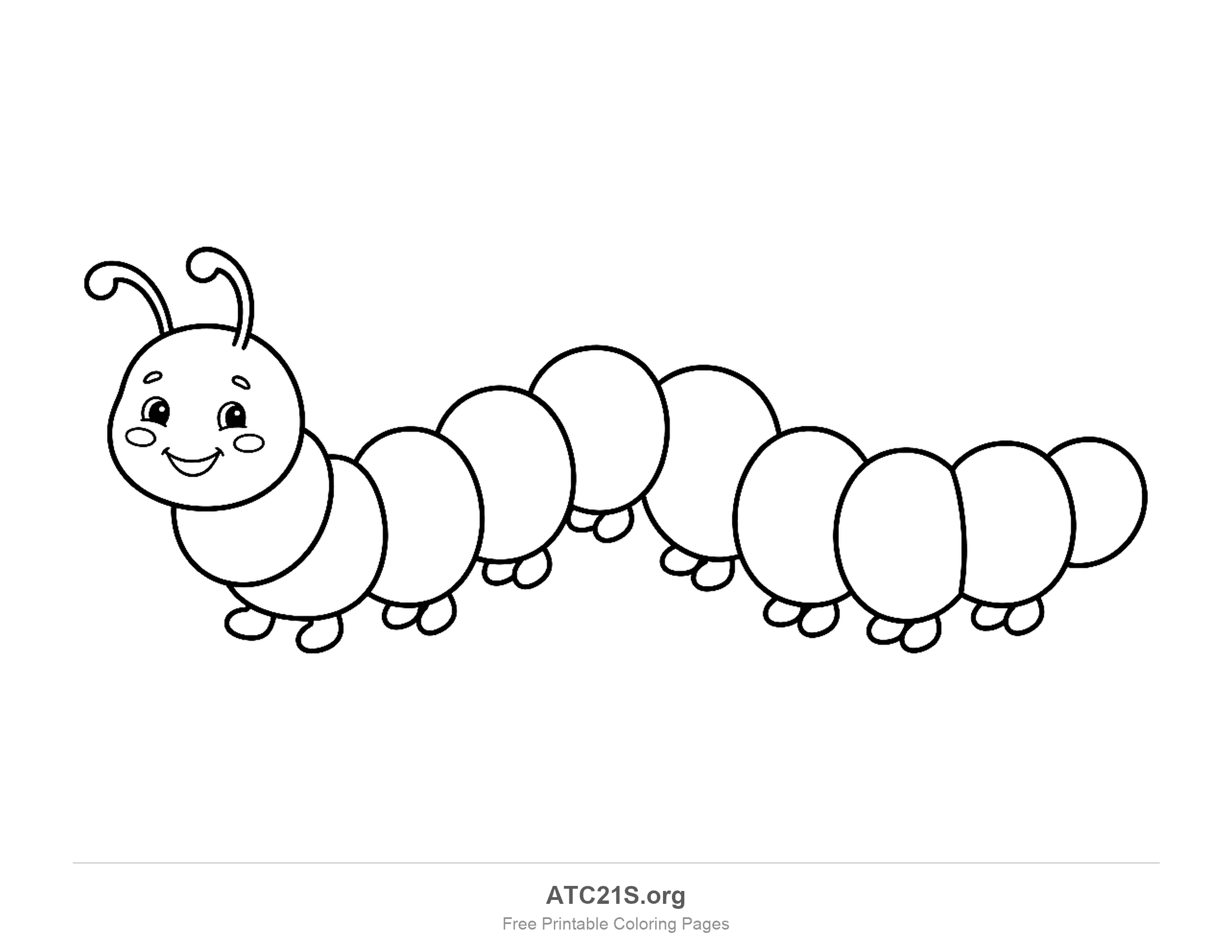 Bug coloring page