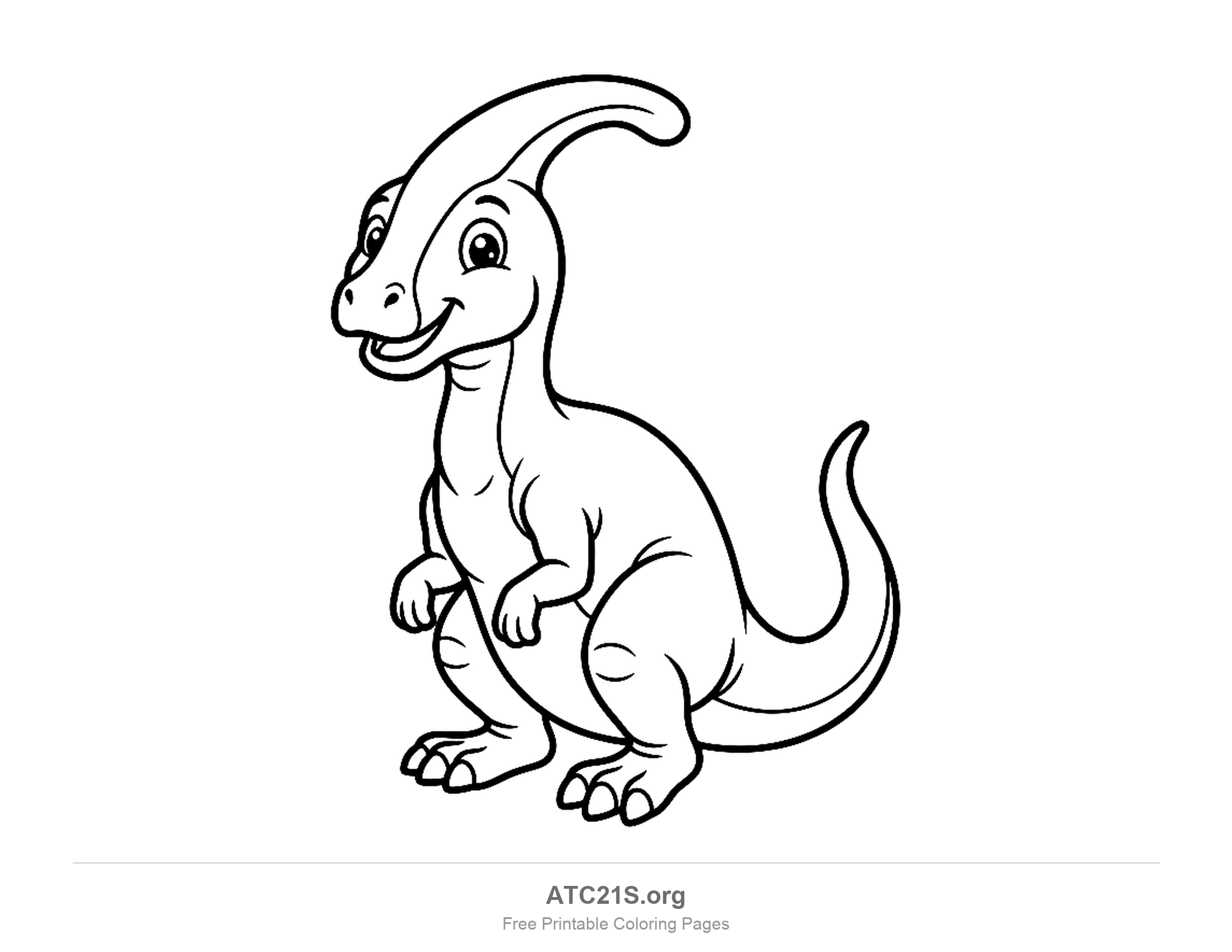 Dinosaur coloring page