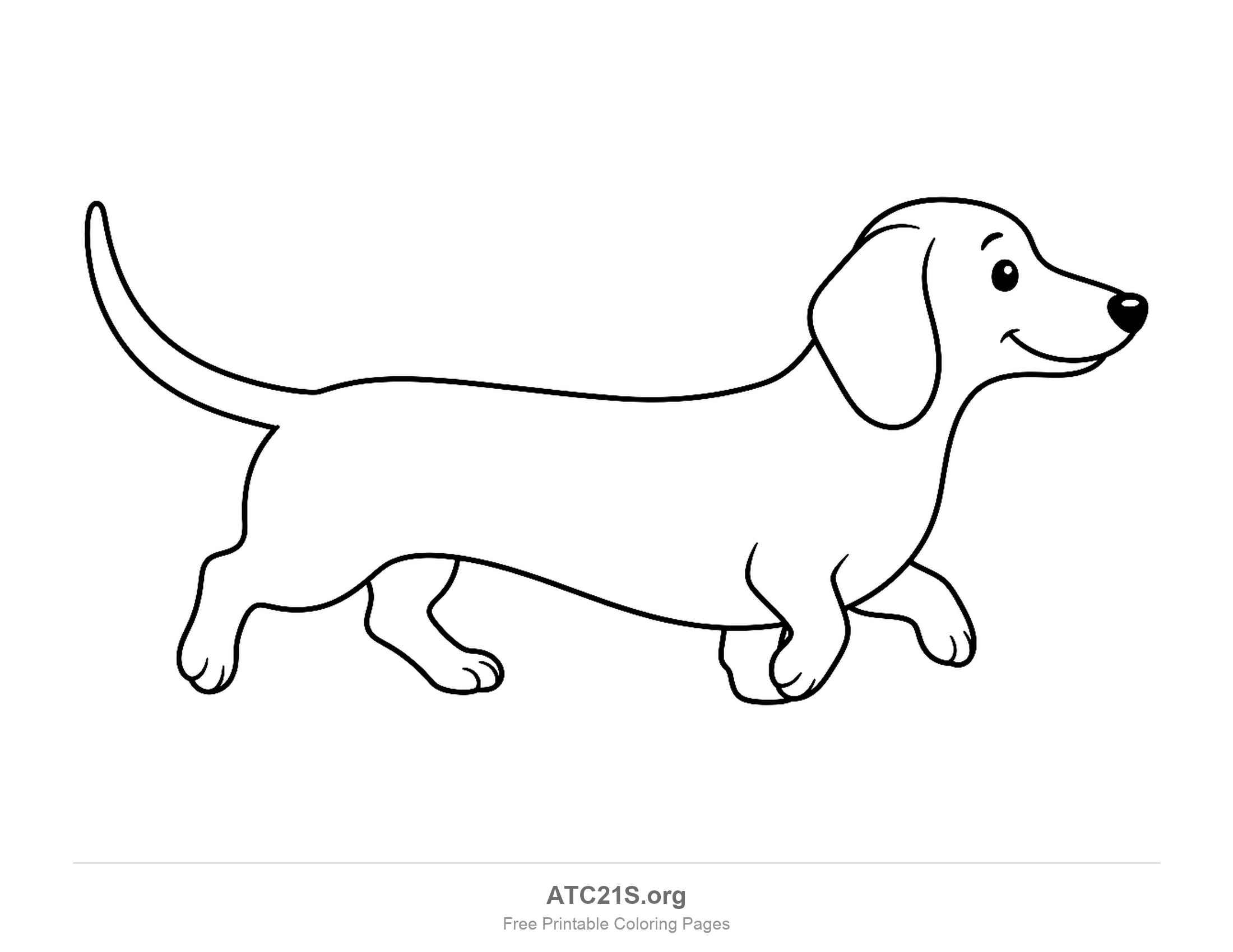 Dog coloring page