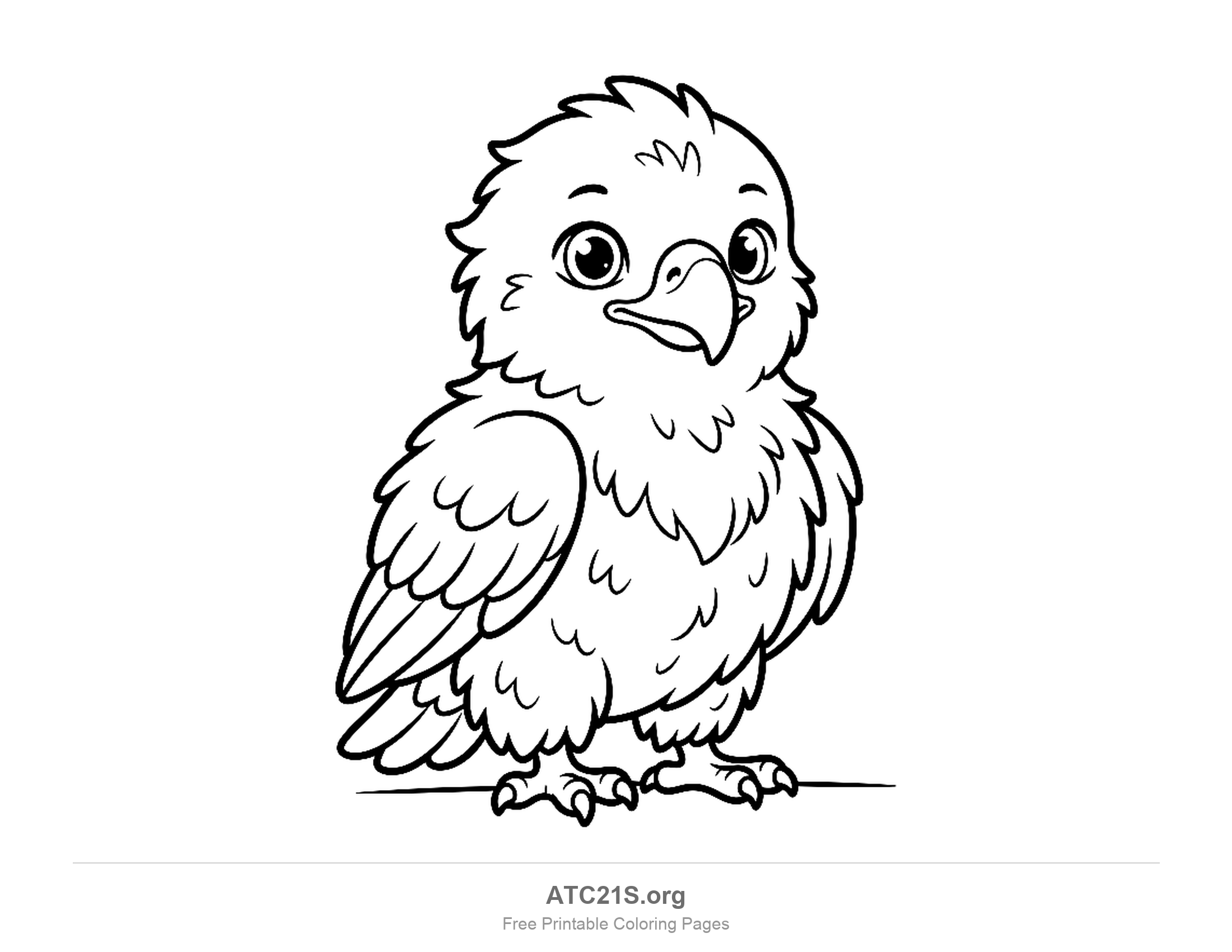 Eagle coloring page