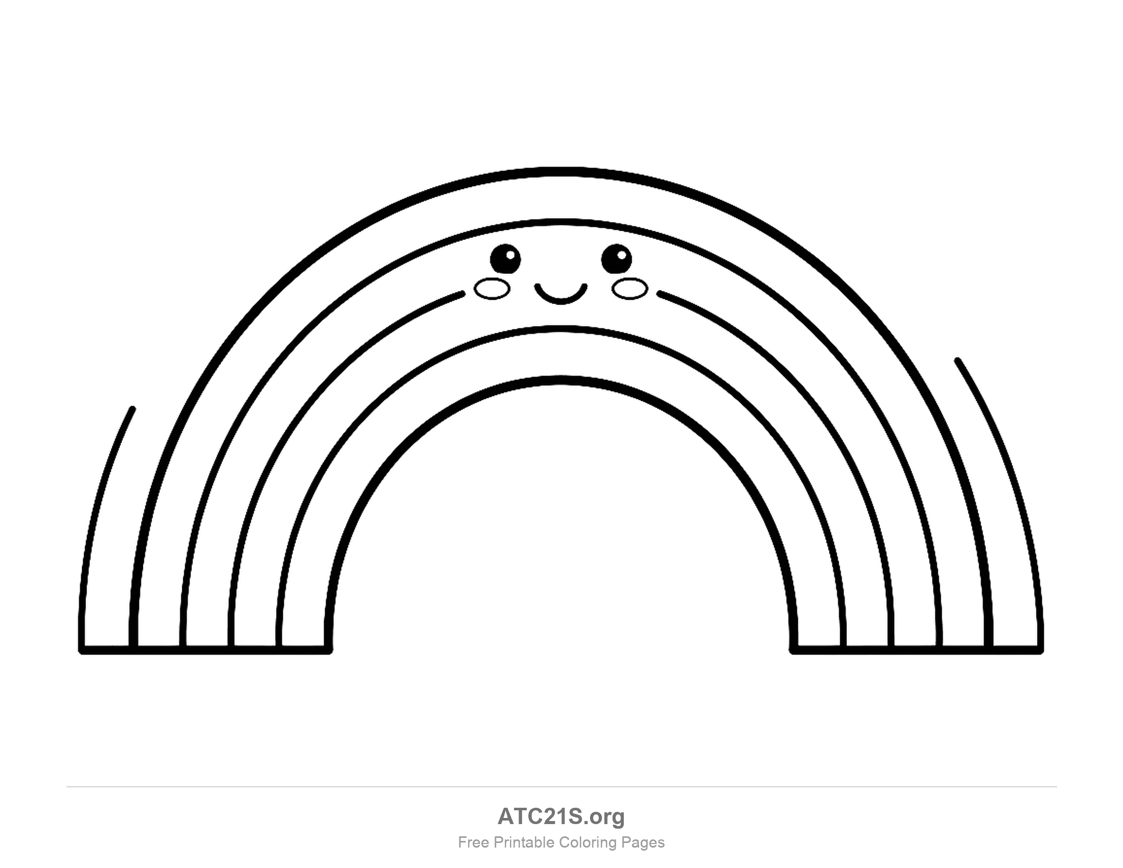 Nature Scene coloring page