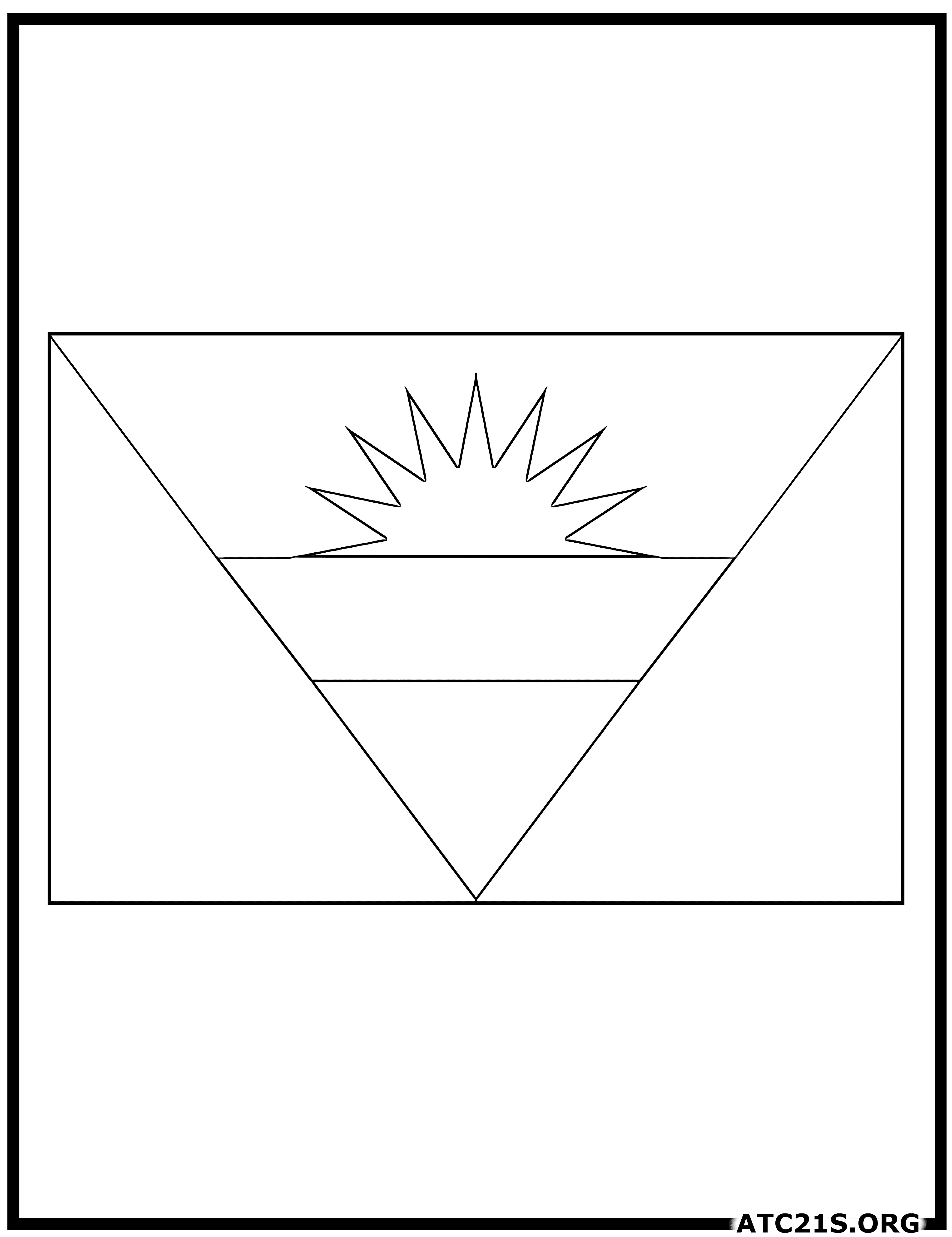 Antigua and Barbuda flag coloring page
