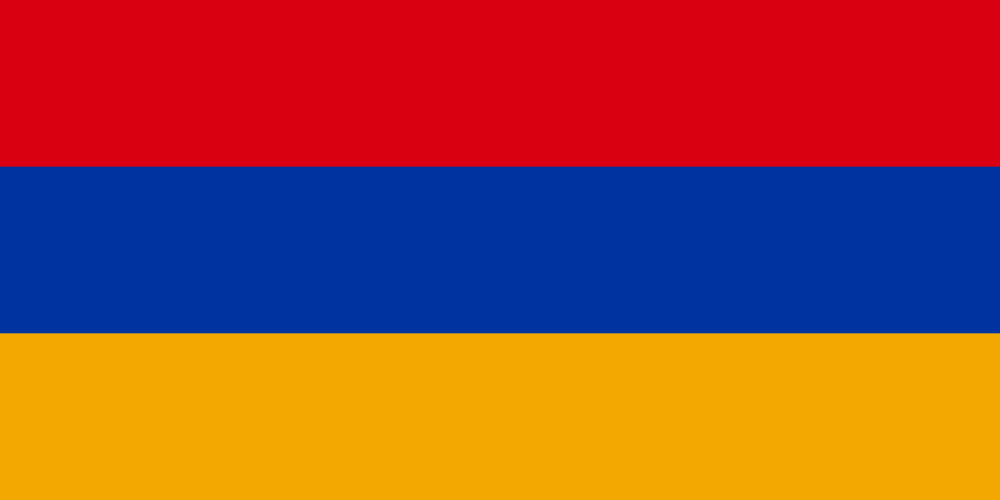 Armenia flag colored