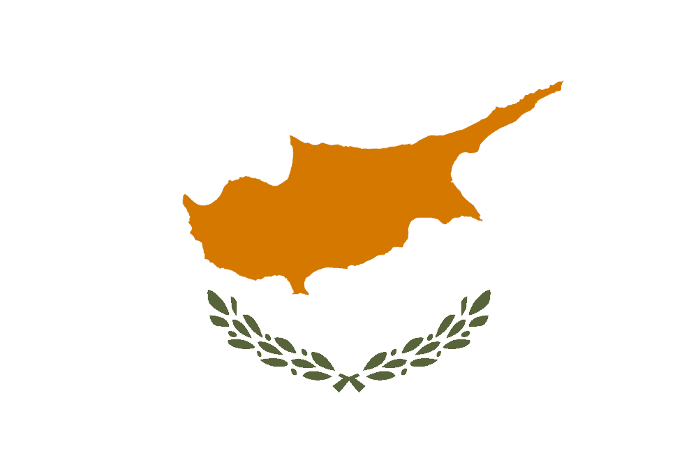 Cyprus flag colored