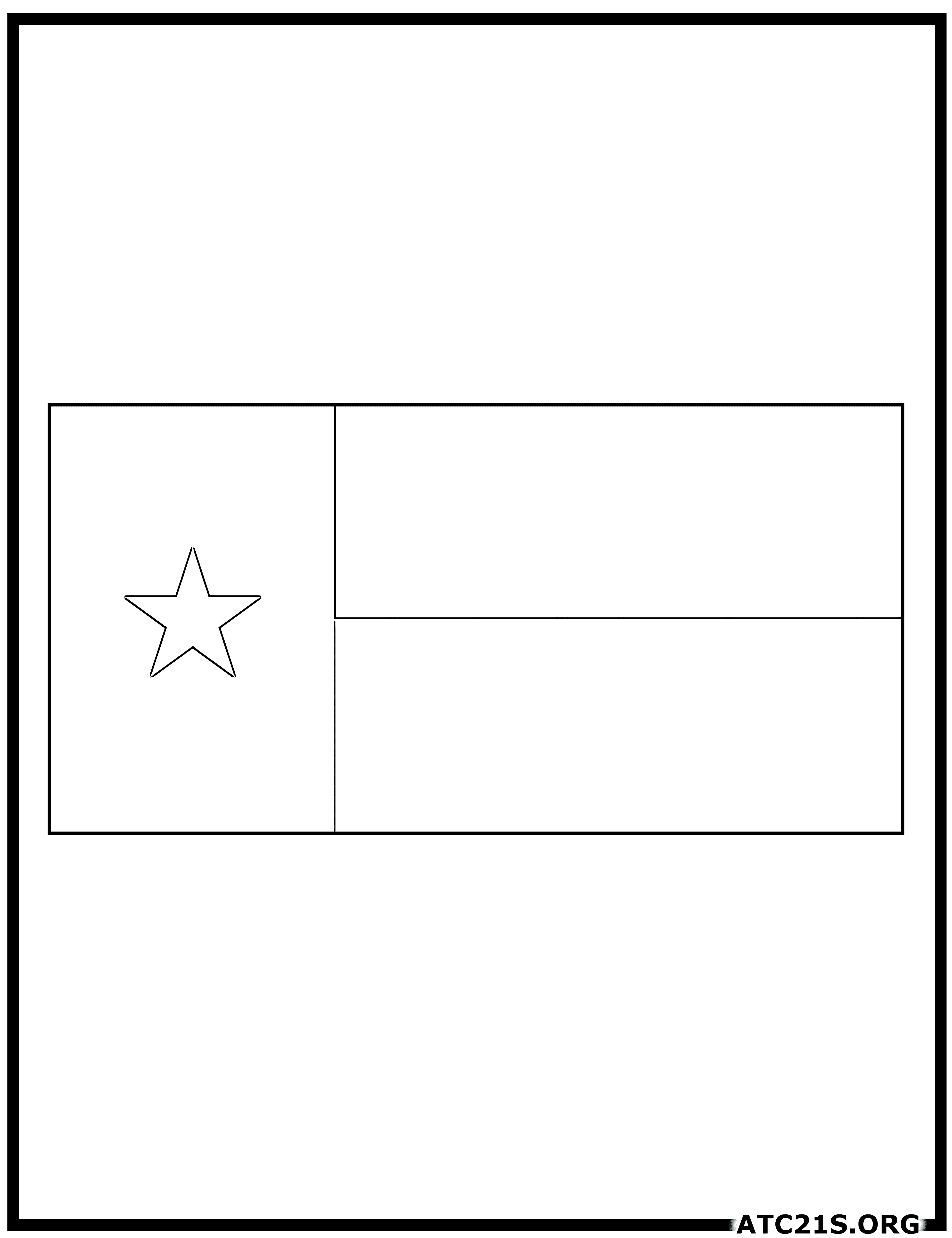 Guinea-Bissau flag coloring page