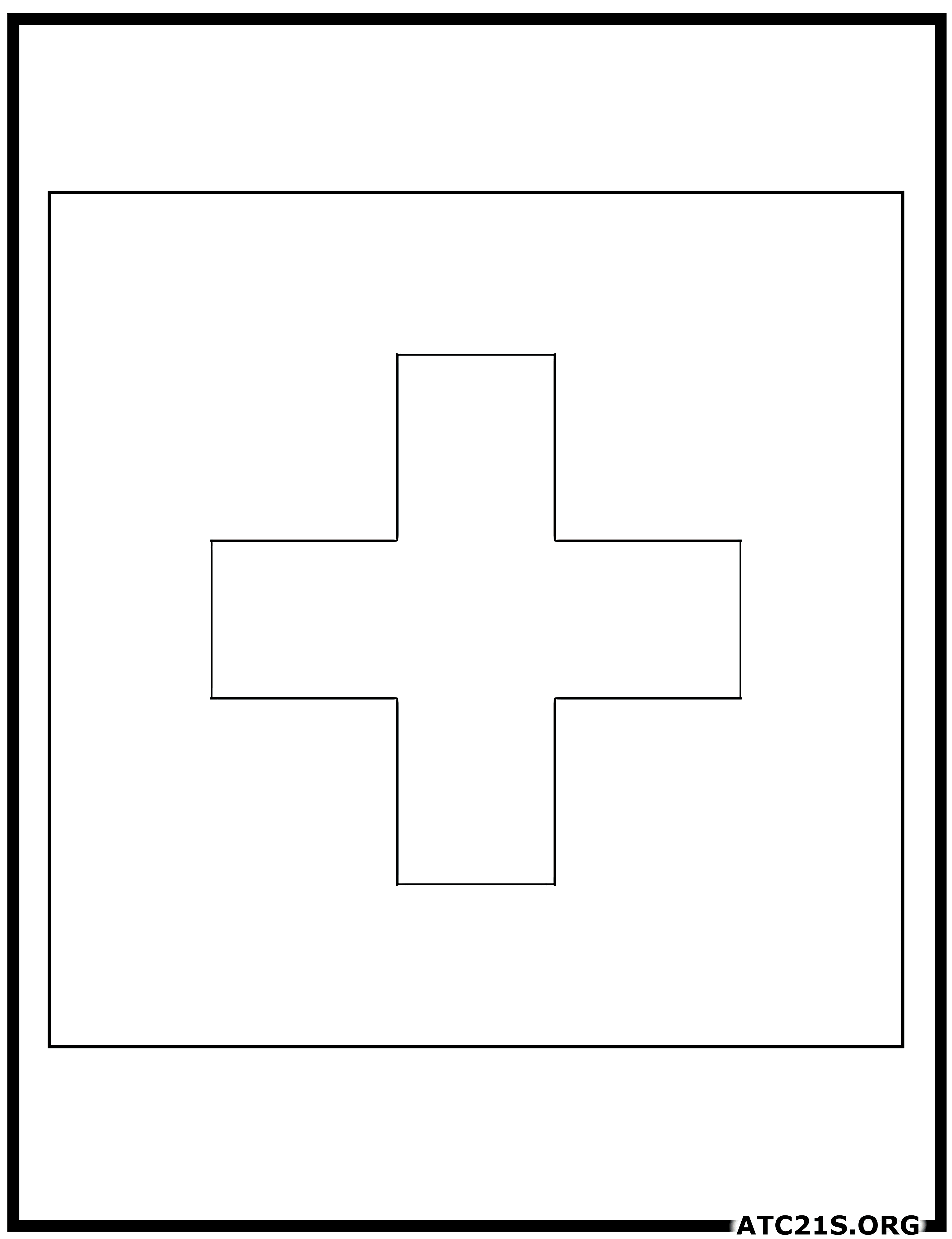 Switzerland flag coloring page
