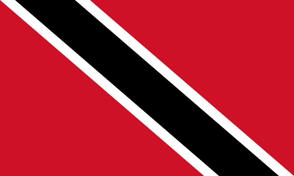 Trinidad and Tobago flag colored