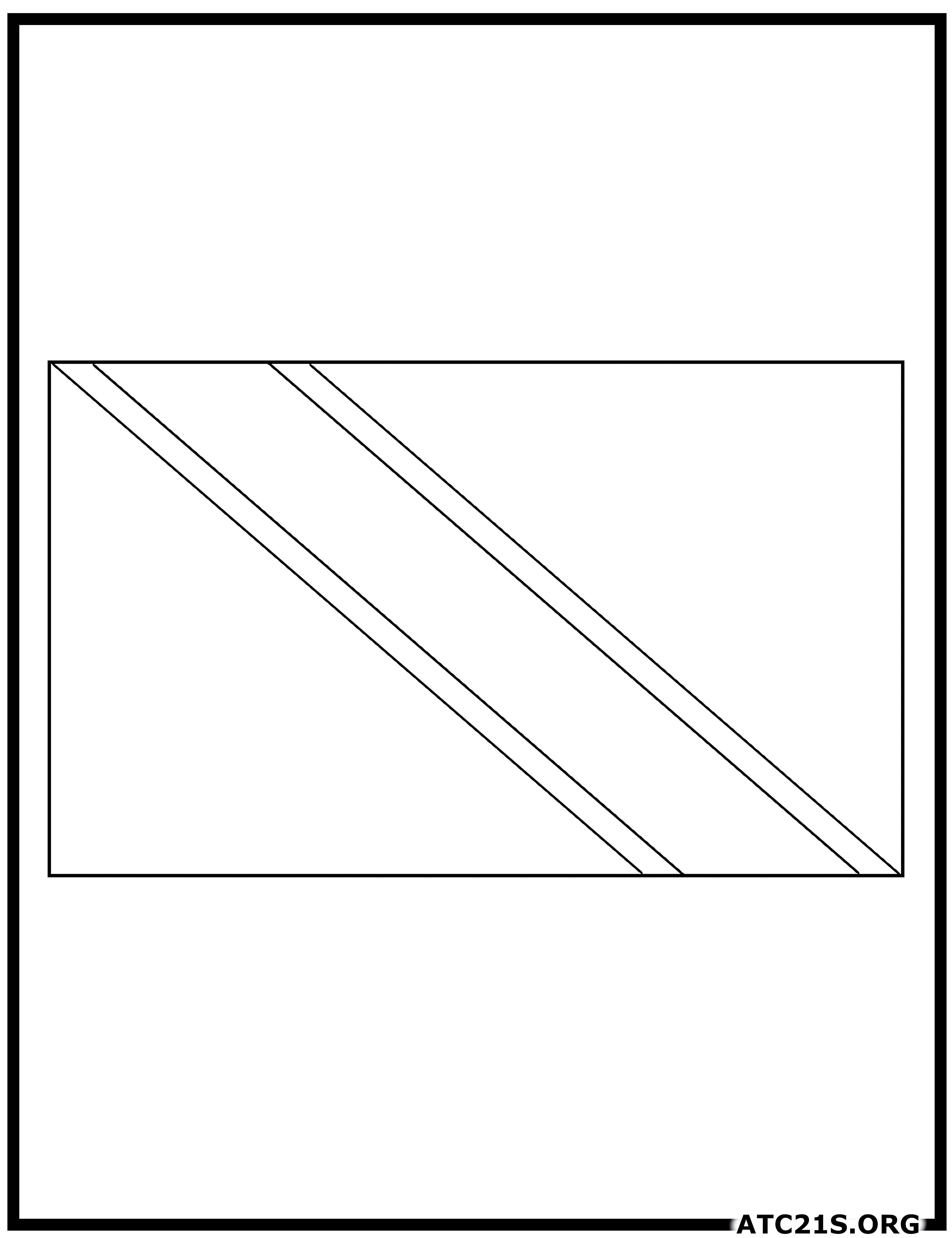 Trinidad and Tobago flag coloring page